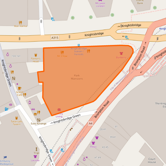 Park Mansions, Knightsbridge, Hans Town, Brompton, Royal Borough of Kensington and Chelsea, GB-KEC, London, Greater London, England, GB-ENG, SW3 1ED, United Kingdom